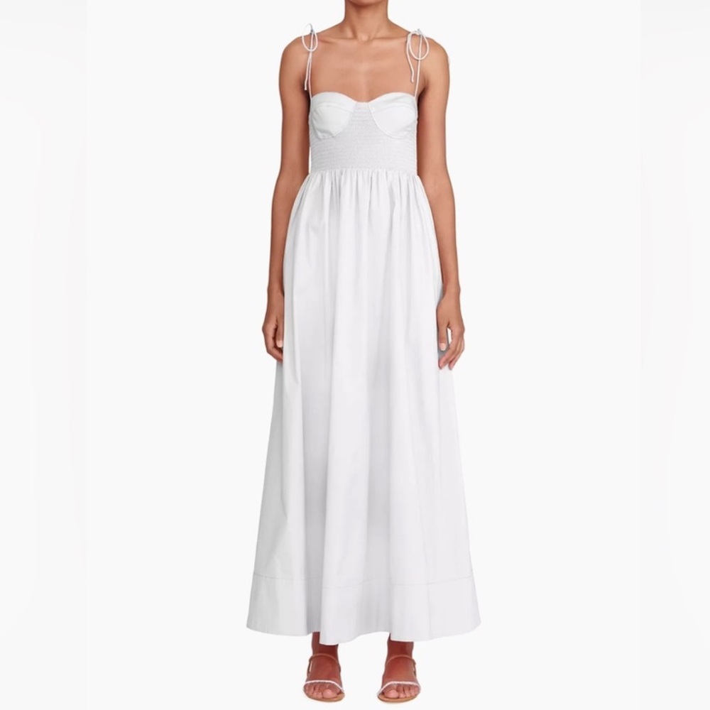 STAUD Landry Maxi Dress, White